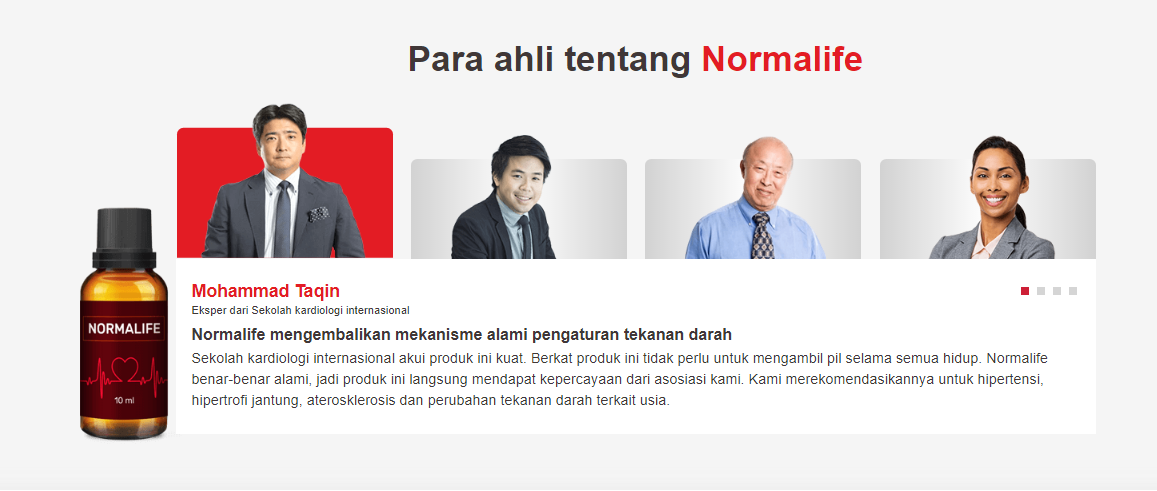 Normalife – Menormalkan tekanan darah turun di Indonesia! Pesan