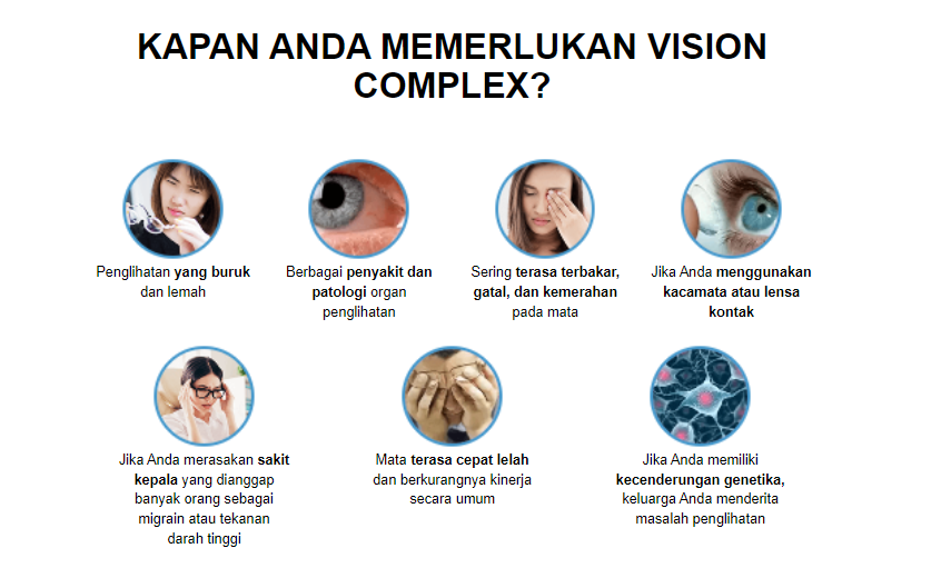 Vision Complex Kapsul – Membantu Memelihara Kesehatan Mata! Harga