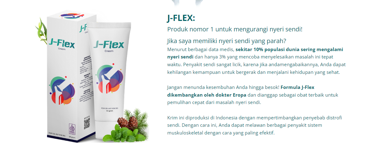 JFlex Krim – Nyeri Sendi Dan Radang Sendi, Harga di Indonesia!